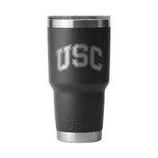USC Trojans Yeti Black Arch 30oz Rambler with Magslider Lid